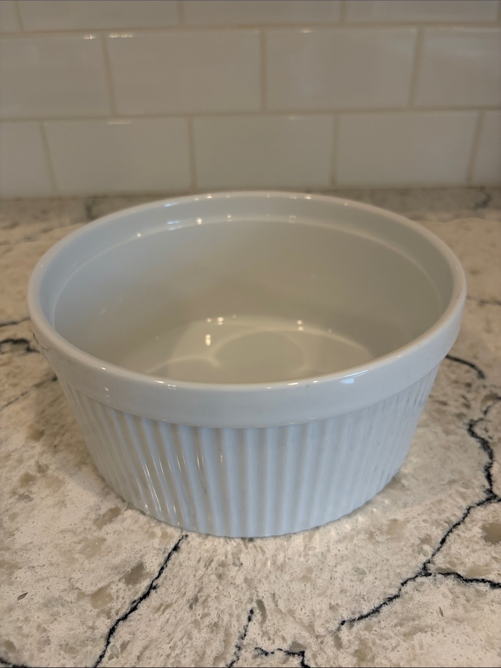 Porcelain Soufflé Dish